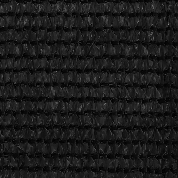 vidaXL &Eacute;cran de balcon Noir 90x500 cm PEHD