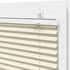 vidaXL Store pliss&eacute; cr&egrave;me 80x200 cm largeur du tissu 79,4 cm polyester
