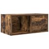 vidaXL Meuble TV ch&ecirc;ne fum&eacute; 60x31x25,5 cm bois d'ing&eacute;nierie
