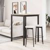 vidaXL Table de bar Naturel 110 x 55 x 105 cm Bois de pin massif