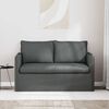 vidaXL Canap&eacute; 120cm Gris fonc&eacute; M&eacute;tал