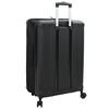 vidaXL Valise avec verrouillage Noir 50 x 30 x 76 cm Plastic ABS