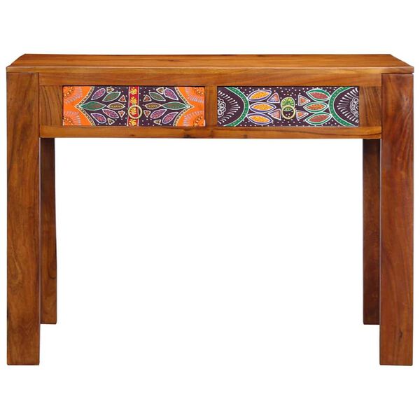 vidaXL Bureau d'&eacute;criture avec tiroir Marron 100 x 50 x 75 cm