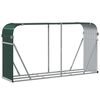 vidaXL Porte-b&ucirc;ches vert 180x45x100 cm acier galvanis&eacute;