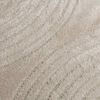 vidaXL Tapis de surface Rond Beige &Oslash; 200 CM