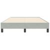 vidaXL Cadre de lit sans matelas gris clair 120x210 cm velours