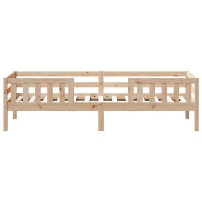 vidaXL Cadre de lit sans matelas 100x200 cm bois massif de pin