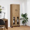 vidaXL Haut Armoire 2 pcs Ch&ecirc;ne artisanal 69,5 x 34 x 180 cm