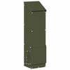 vidaXL Mangeoire pour poules Vert olive 13 x 12 x 51 cm