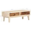 vidaXL Table basse 90 x 50 x 35 cm Bois de r&eacute;cup&eacute;ration massif