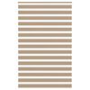 vidaXL Store z&egrave;bre marron sable largeur du tissu 145,9 cm polyester
