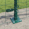 vidaXL Cl&ocirc;ture avec poteau Vert 0,4 x 25 m Acier et PVC