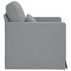 vidaXL Canap&eacute; Gris clair