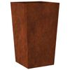 vidaXL Jardini&egrave;res 2 pcs 45x45x75 cm acier r&eacute;sistant aux intemp&eacute;ries