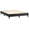 vidaXL Sommier &agrave; lattes de lit avec matelas et LED Noir 140x190cm
