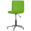 vidaXL Chaise &agrave; manger pivotante lot de 2 vert similicuir