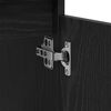 vidaXL Meuble de Lavabo de Salle de Bain Ch&ecirc;ne noir 58 x 33 x 60 cm