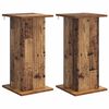 vidaXL Support de Plante 2 pc Bois ancien 30,5 x 30 x 60,5 cm