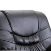 vidaXL Chaise inclinable Noir Similicuir