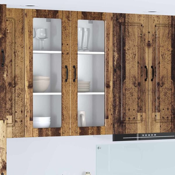 vidaXL Armoire de cuisine avec &eacute;tag&egrave;re Bois ancien 40 x 31 x 100 cm