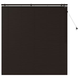 vidaXL Store V&eacute;nitien Marron fonc&eacute; 150 x 160 cm 35 mm