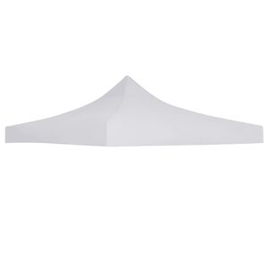 vidaXL Toit de tente de r&eacute;ception 3 x 3 m Blanc