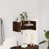 vidaXL &Eacute;tag&egrave;re murale ch&ecirc;ne marron 70,5x35x30,5 cm bois d'ing&eacute;nierie