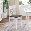 vidaXL Coussins de si&egrave;ge 4 pcs Gris clair 40 x 40 x 3 cm