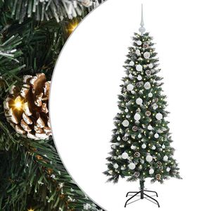 vidaXL Sapin de No&euml;l artificiel Vert 150 cm PVC, plastique et acier