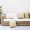 vidaXL Coussins de canap&eacute; lot de 4 beige 50x50 cm tissu