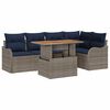 vidaXL Ensemble de canap&eacute; de jardin 6 pc 5-Nombre de places