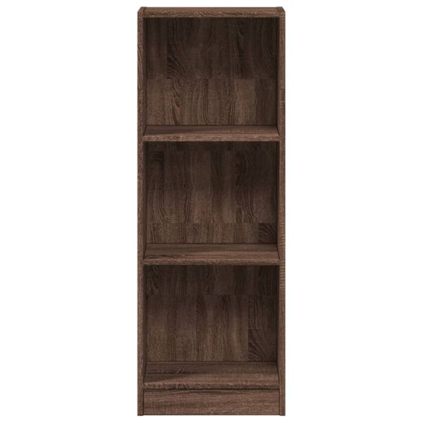 vidaXL Biblioth&egrave;que ch&ecirc;ne marron 40x24x109 cm bois d'ing&eacute;nierie
