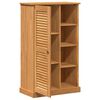 vidaXL Armoire de salle de bain avec porte VIGO Marron et Marron Miel