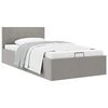 vidaXL Cadre de lit &agrave; rangement hydraulique sans matelas 90x200 cm