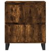 vidaXL Buffets 2 pcs ch&ecirc;ne fum&eacute; bois d'ing&eacute;nierie
