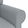 vidaXL Canap&eacute; Gris clair