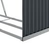 vidaXL Porte-b&ucirc;ches Anthracite 120 x 45 x 140 cm Acier galvanis&eacute;