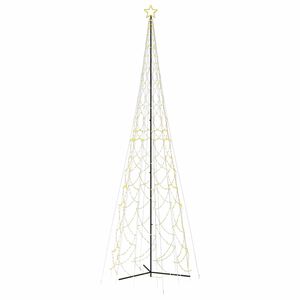 vidaXL Arbre de No&euml;l c&ocirc;ne 3000 LED blanc chaud 230x800 cm
