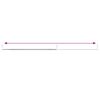 vidaXL Tringles &agrave; rideau 2 pcs blanc et argent&eacute; 60-105 cm aluminium