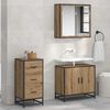 vidaXL Buffet Ch&ecirc;ne artisanal 35,5 x 35 x 76 cm