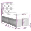 vidaXL Sommier &agrave; lattes de lit avec matelas Vert fonc&eacute; 100x200 cm