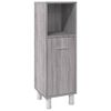 vidaXL Ensemble d'armoires de salle de bain 3 pcs sonoma gris