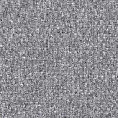 vidaXL Ensemble de canapés 2 pcs coussins gris clair tissu