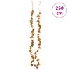 vidaXL Guirlandes de fleurs de No&euml;l 6 pcs orange 250 cm