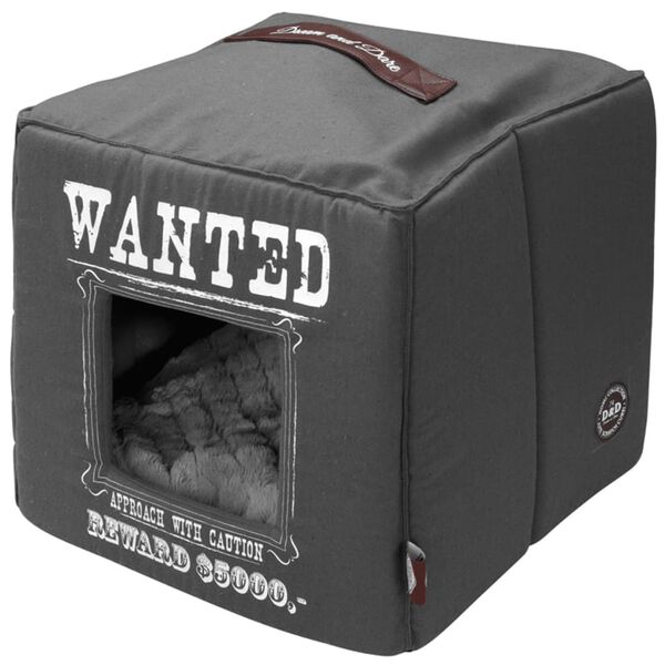 D&D Lit pour chats Wanted 40x40x40 cm Gris 671/432327