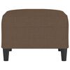 vidaXL Repose-pied Marron 70x55x41 cm Tissu