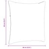 vidaXL Coussins de canap&eacute; 2 pcs Cr&egrave;me 60 x 60 cm