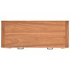 vidaXL Bureau avec 2 tiroirs 100x40x75 cm Bois de teck