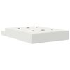 vidaXL Cadre de lit avec rangement Blanc 150 cm Bois d'ing&eacute;nierie