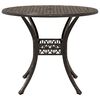 vidaXL Ensemble de salle &agrave; manger pour jardin 7 pcs Bronze